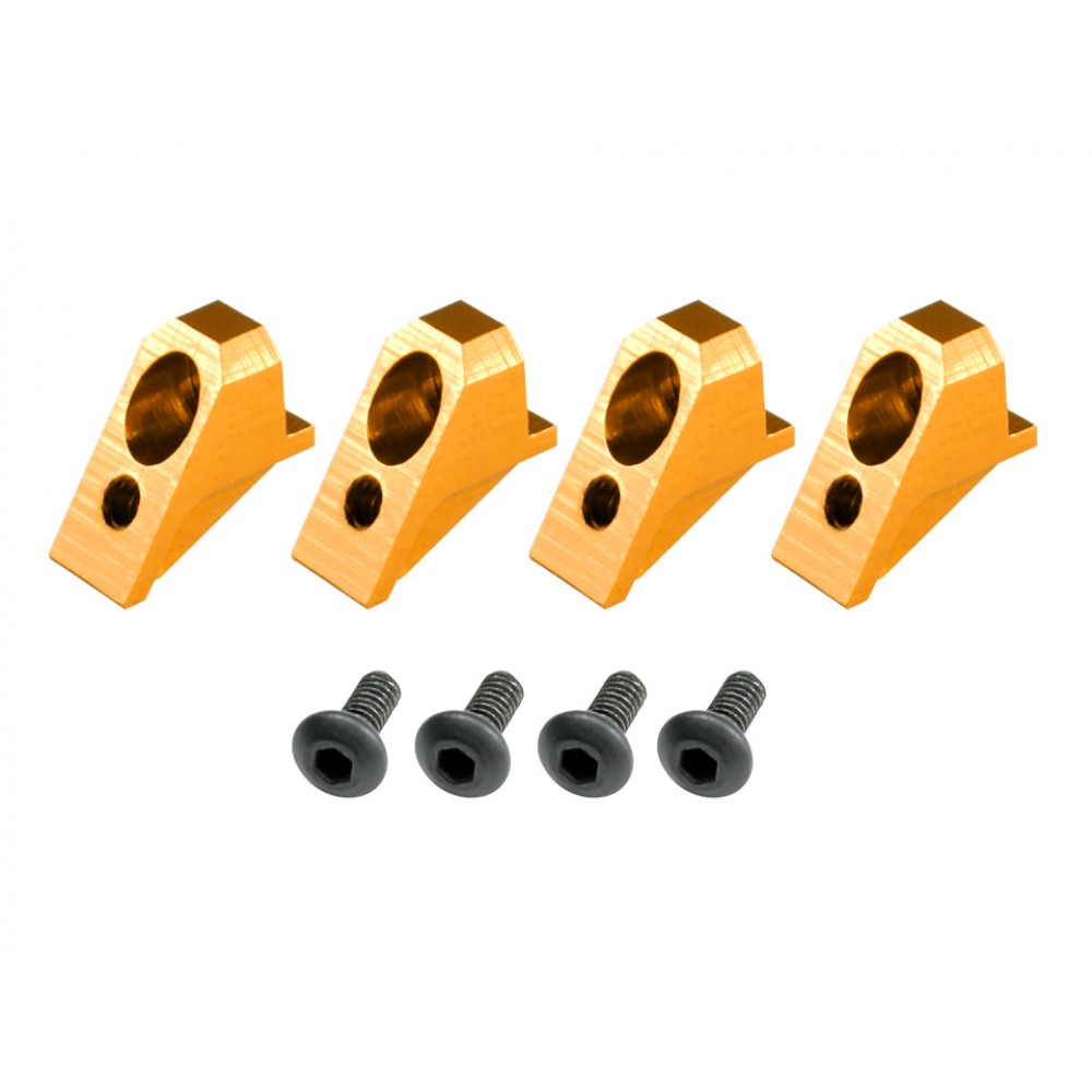 Aluminum Landing Gear Support Set (GOLD) - BLADE FUSION 180 Aluminum Landing Gear Support Set (GOLD) - BLADE FUSION 180