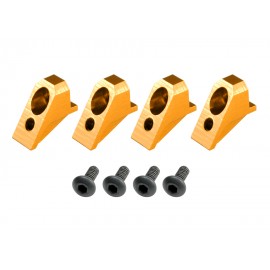 Aluminum Landing Gear Support Set (GOLD) - BLADE FUSION 180