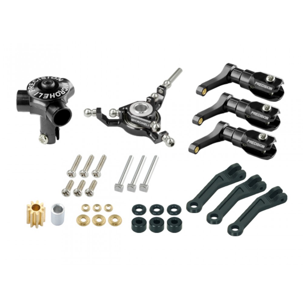 CNC Aluminum Triple Blade Conversion Set (BLACK)(For MH-F180401T Series)