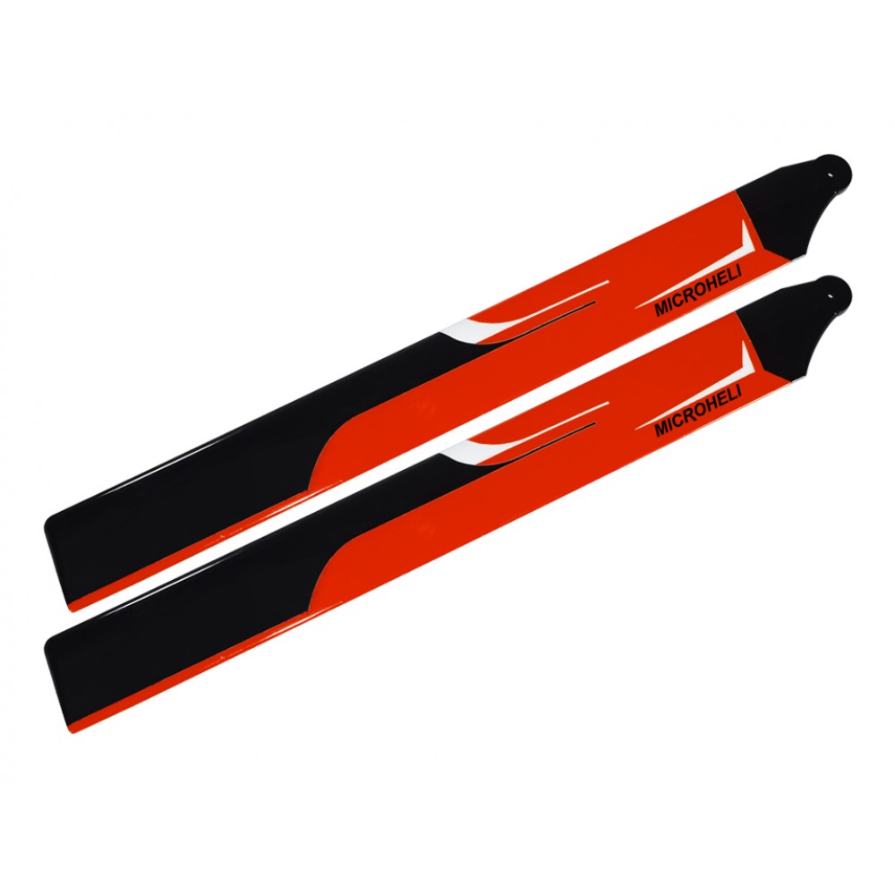 Carbon Plastic Main Blade 180mm (RD) - BLADE FUSION 180 / Smart