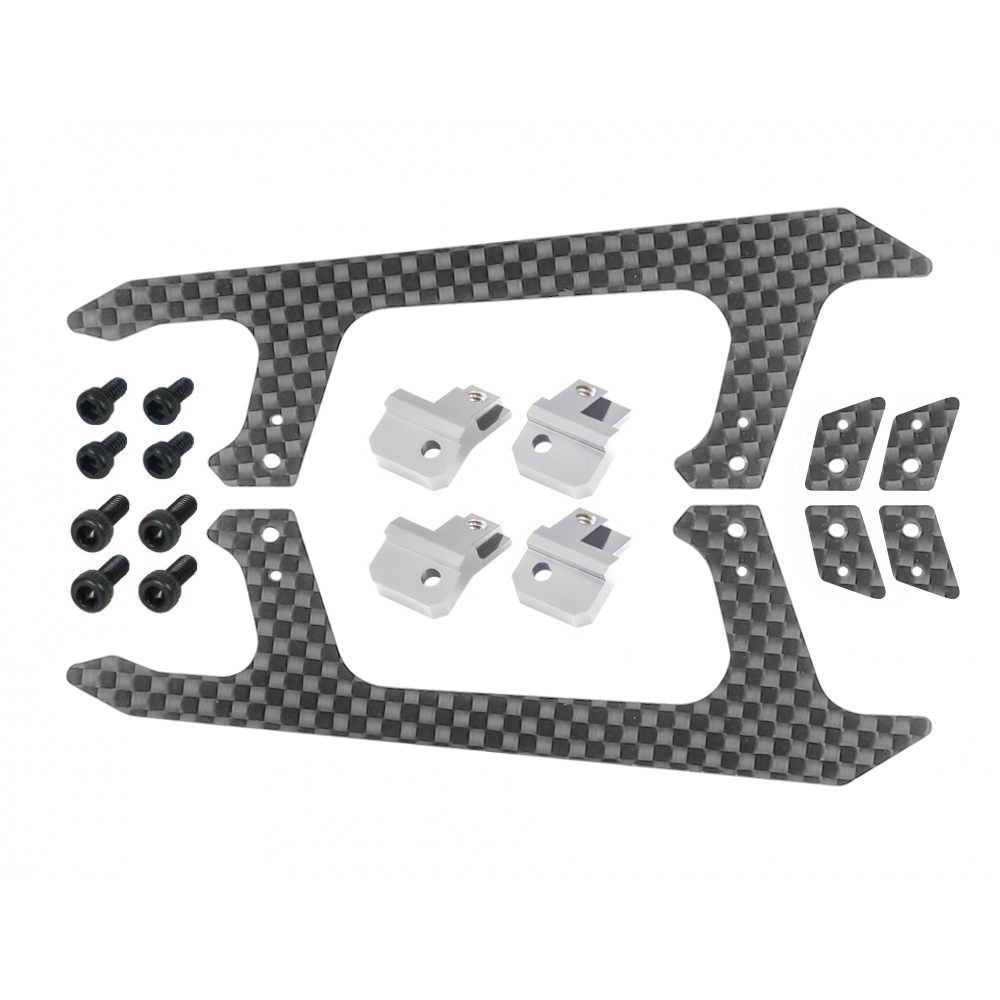 Low Profile Matte Carbon Fiber Landing Gear "U" Style - BLADE FUSION 180 Smart Low Profile Matte Carbon Fiber Landing Gear "U" Style - BLADE FUSION 180 Smart