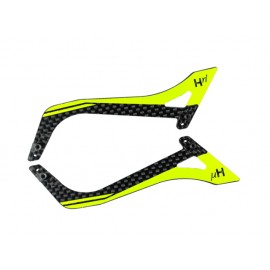 Carbon Fiber Landing Skids "B" Style (YELLOW) - BLADE FUSION 270