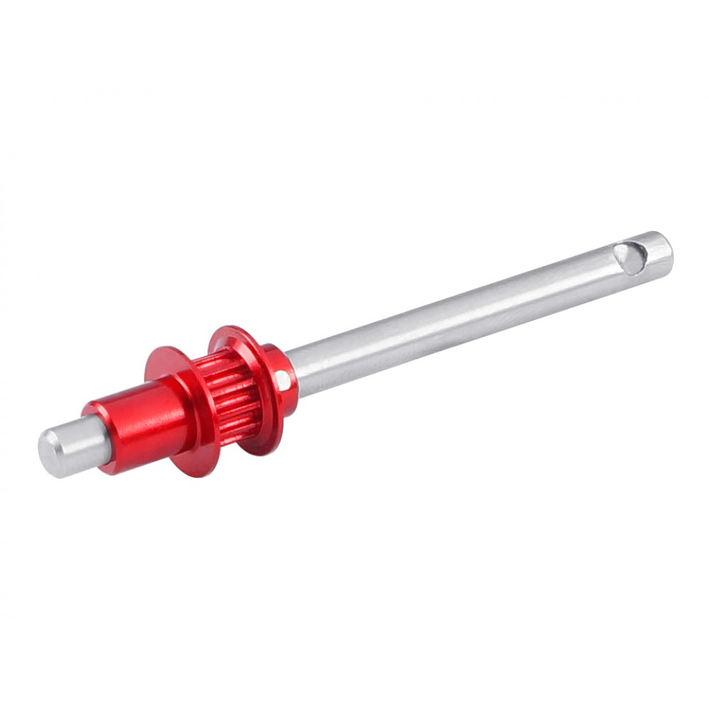 Precision CNC Stainless Steel Pulley (RED) - BLADE FUSION 270 / 330S Precision CNC Stainless Steel Pulley (RED) - BLADE FUSION 270 / 330S