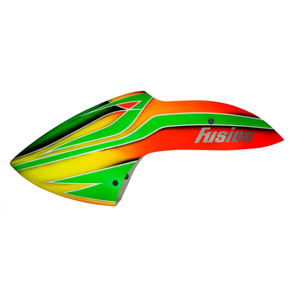Airbrush Fiberglass Green Air Canopy - BLADE FUSION 480 / 550