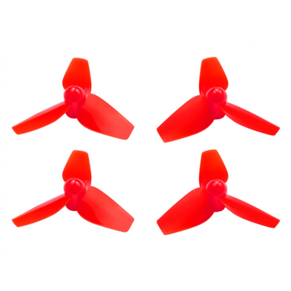 Plastic 3-Blade Propeller 40mm/1.5mm Shaft CW/CCW Set (RED)