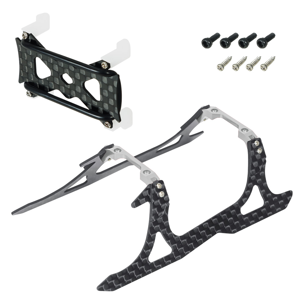 Aluminum/Carbon Fiber Landing Gear "A" Style w/ Battery Mount - BLADE INFUSION 120