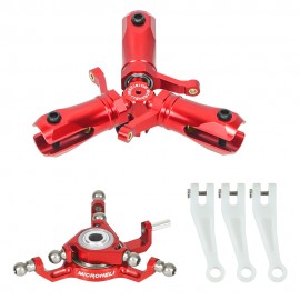 CNC Aluminum Triple Blade Conversion Set (RED)(For MH-I120101T Series)
