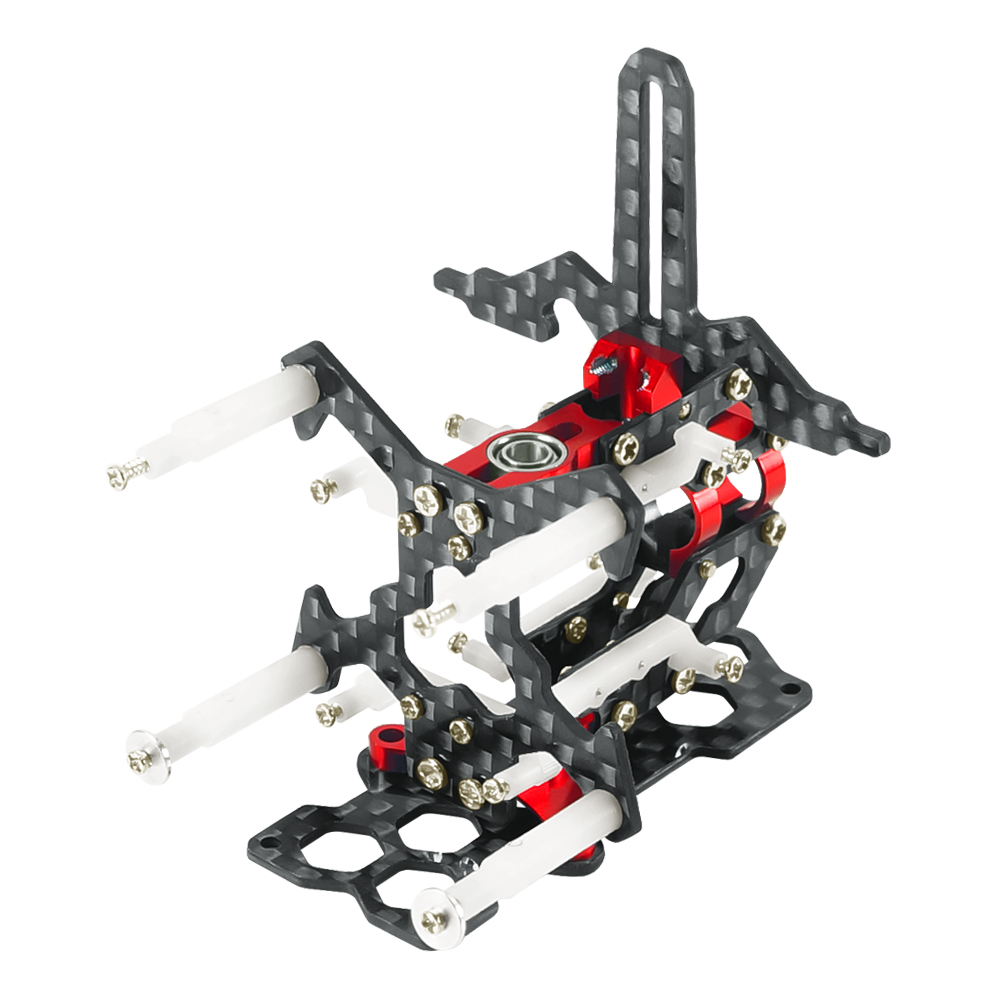 Aluminum/Carbon Fiber/Delrin Main Frame (RED) - BLADE INFUSION 120