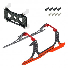 Aluminum/Carbon Fiber Landing Gear "A" Style w/ Battery Mount (RD) - BLADE INFUSION 120