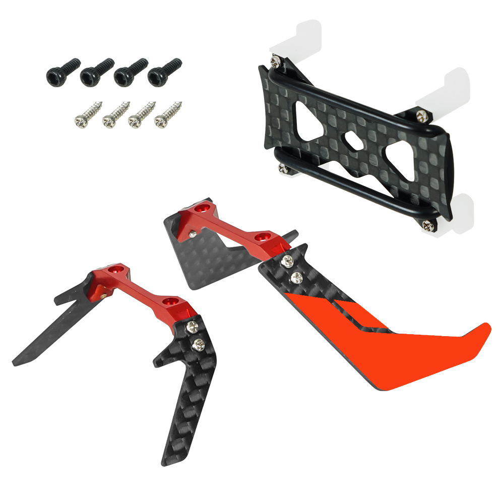 Low Profile Carbon Fiber Landing Gear w/ Battery Mount (RD) - BLADE INFUSION 120 Low Profile Carbon Fiber Landing Gear w/ Battery Mount (RD) - BLADE INFUSION 120