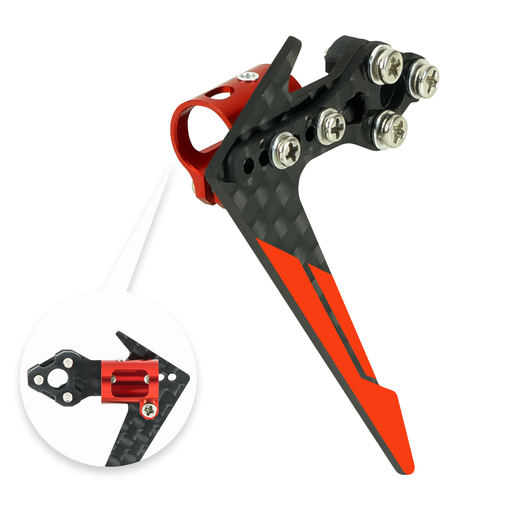 Adjustable Tail Motor Mount w/ Fin Set (RD) - BLADE INFUSION 120 Adjustable Tail Motor Mount w/ Fin Set (RD) - BLADE INFUSION 120