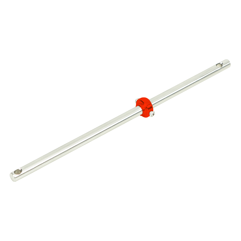 Precision CNC Hardened Steel Main Shaft w/ Collar (RED) - BLADE INFUSION 120 Precision CNC Hardened Steel Main Shaft w/ Collar (RED) - BLADE INFUSION 120