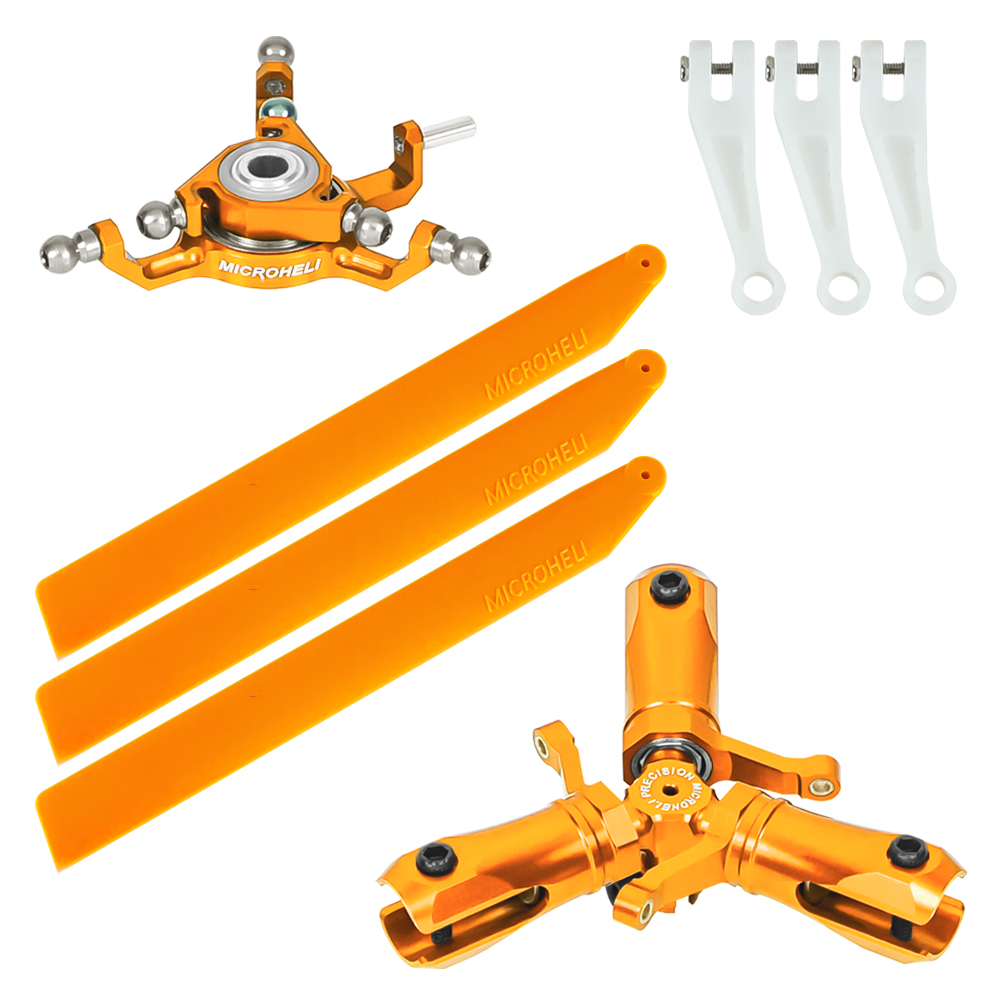 CNC Triple Orange Plastic Blades Conversion set (GOLD) - BLADE INFUSION 120