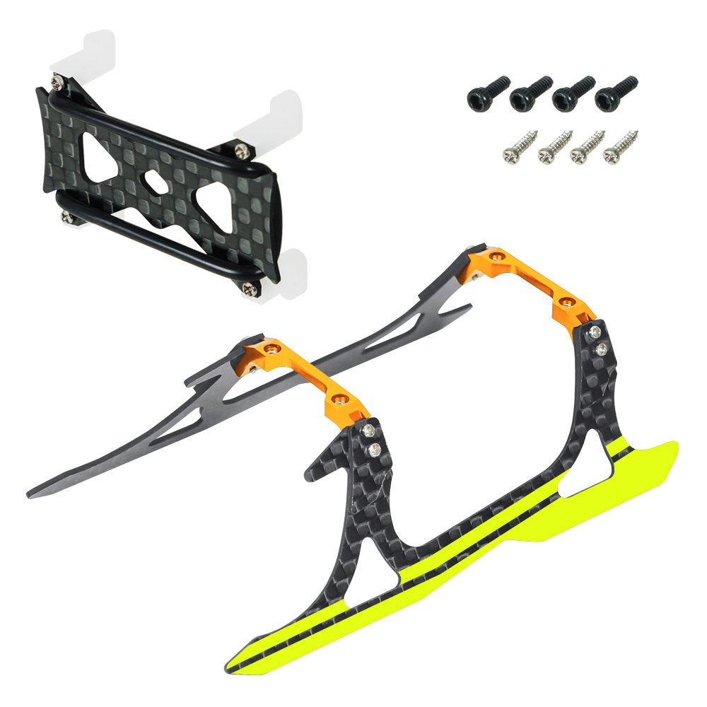 Aluminum/Carbon Fiber Landing Gear "A" Style w/ Battery Mount (YL) - BLADE INFUSION 120