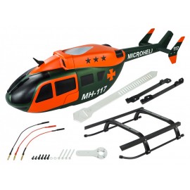 Airbrush Fiberglass EC145 Scale (GR) - BLADE INFUSION 180