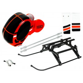 Airbrush Fiberglass Hughes 300 Scale w/ Landing Gear - BLADE INFUSION 180