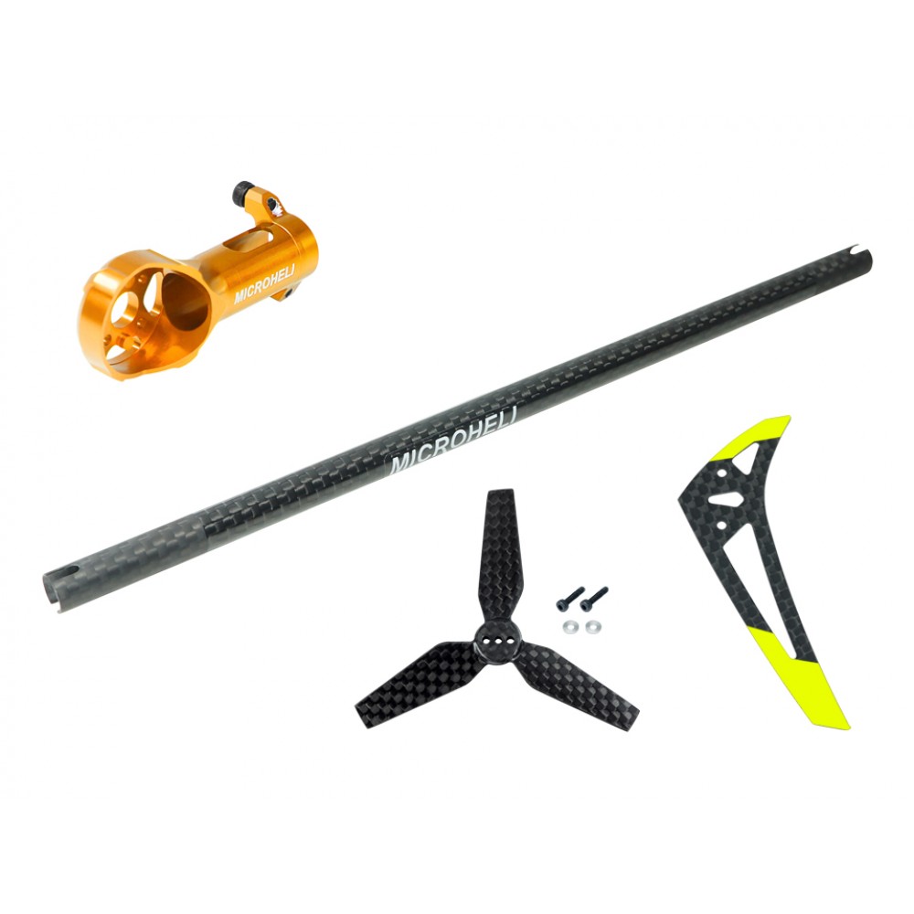 CNC Carbon Tail Power Package (GOLD) - BLADE INFUSION 180 CNC Carbon Tail Power Package (GOLD) - BLADE INFUSION 180