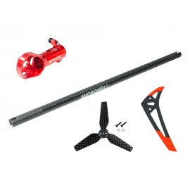 CNC Carbon Tail Power Package (RED) - BLADE INFUSION 180 CNC Carbon Tail Power Package (RED) - BLADE INFUSION 180