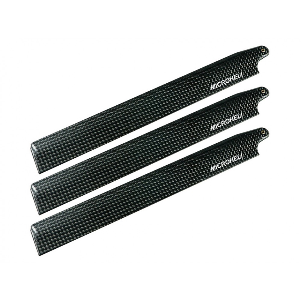 Carbon Fiber Triple Main Blades 185mm (For MH-I180001TBC Series) Carbon Fiber Triple Main Blades 185mm (For MH-I180001TBC Series)