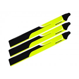 Carbon Plastic Triple Main Blade (For MH-I180001TGR Series)(YELLOW)