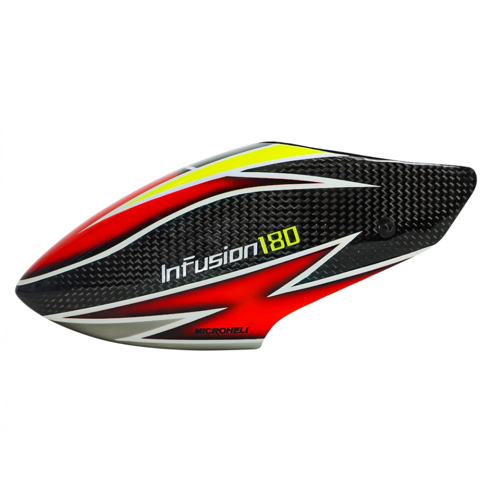 Airbrush Carbon Fiber Red Devil Canopy - BLADE INFUSION 180 Airbrush Carbon Fiber Red Devil Canopy - BLADE INFUSION 180