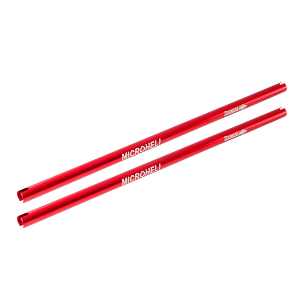 CNC Aluminum 230mm Tail Boom Extension (RED) - BLADE INFUSION 180 CNC Aluminum 230mm Tail Boom Extension (RED) - BLADE INFUSION 180