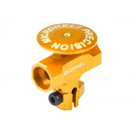 Precision CNC Aluminum Main Rotor Hub w/ Button (GOLD) - BLADE INFUSION 180