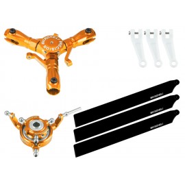 CNC Triple Carbon Plastic Blades Conversion Set (GOLD) - BLADE INFUSION 180 CNC Triple Carbon Plastic Blades Conversion Set (GOLD) - BLADE INFUSION 180