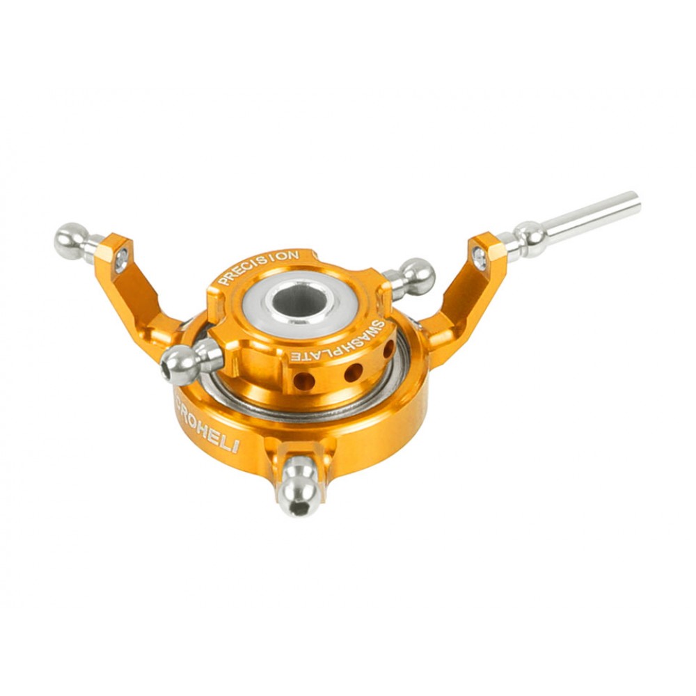 Precision CNC Aluminum Swashplate (GOLD) - BLADE INFUSION 180