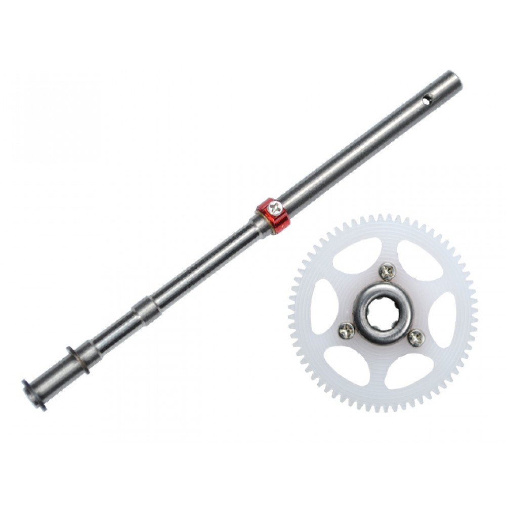 CNC Delrin Main Gear w/ Auto-Rotation Hub set (RED) - BLADE MCPX/S CNC Delrin Main Gear w/ Auto-Rotation Hub set (RED) - BLADE MCPX/S