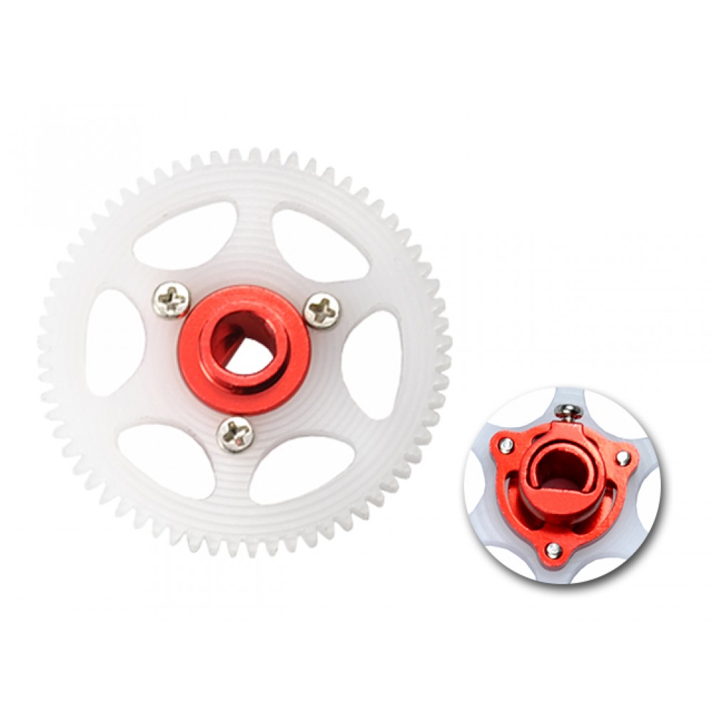 CNC Delrin Main Gear w/ Hub set (RED) - BLADE MCPX/S CNC Delrin Main Gear w/ Hub set (RED) - BLADE MCPX/S