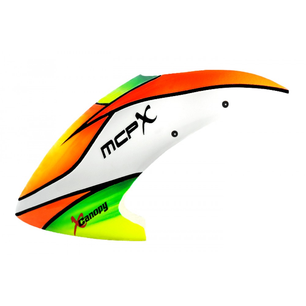 XCanopy Airbrush Fiberglass Parakeet Canopy - BLADE MCPX XCanopy Airbrush Fiberglass Parakeet Canopy - BLADE MCPX