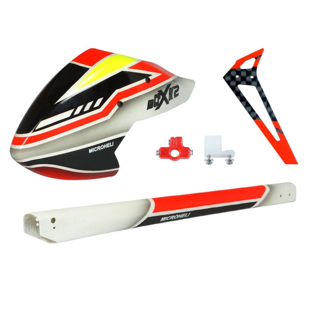 Airbrush Fiberglass Black Eye Fuselage - BLADE MCPX BL2 Airbrush Fiberglass Black Eye Fuselage - BLADE MCPX BL2