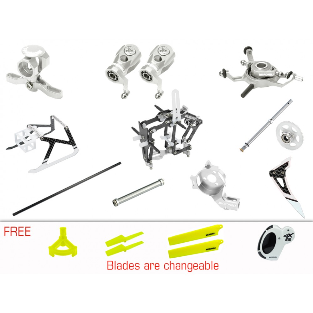 CNC Performance Package w/Dragonfly Canopy - BLADE MCPX BL2 CNC Performance Package w/Dragonfly Canopy - BLADE MCPX BL2