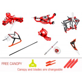 CNC Triple Blades Performance Package (RED) - BLADE MCPX BL2