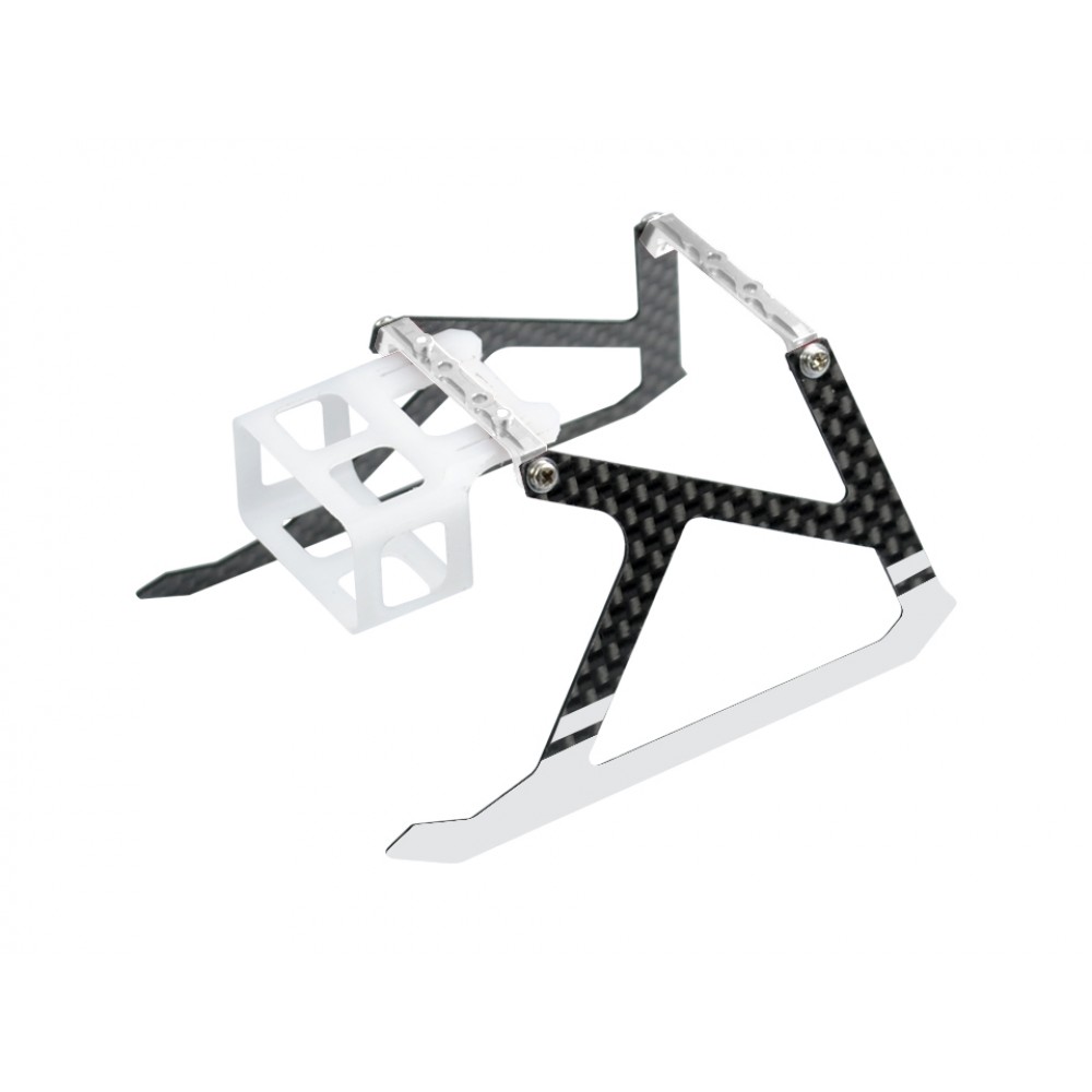 Aluminum/Carbon Fiber Landing Gear (WHITE) - BLADE MCPX BL2 Aluminum/Carbon Fiber Landing Gear (WHITE) - BLADE MCPX BL2