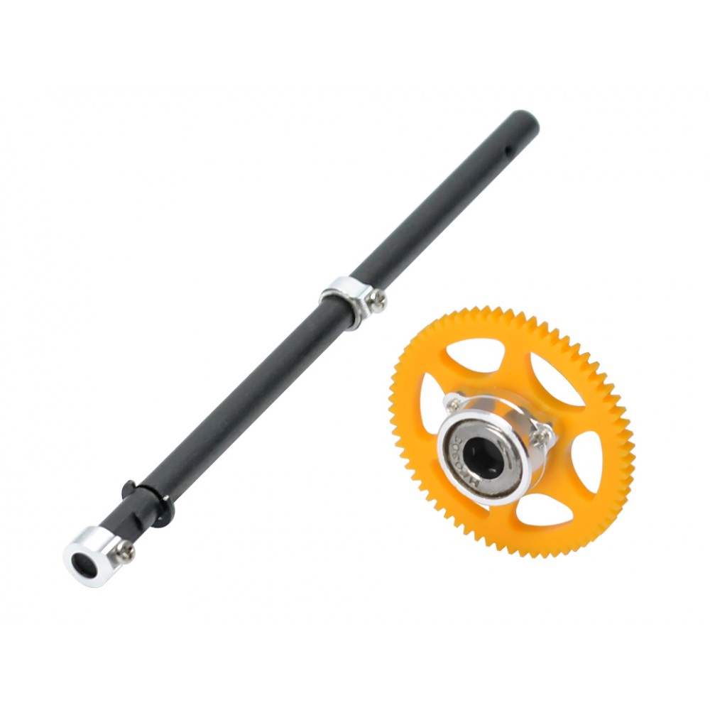 Carbon Main Shaft/Molded Main Gear/Auto-Rotation Hub Set - BLADE MCPX BL2 Carbon Main Shaft/Molded Main Gear/Auto-Rotation Hub Set - BLADE MCPX BL2