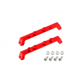 Aluminum Landing Gear Support (RED)(for MICROHELI Landing Gear BLADE MCPX BL2) Aluminum Landing Gear Support (RED)(for MICROHELI Landing Gear BLADE MCPX BL2)