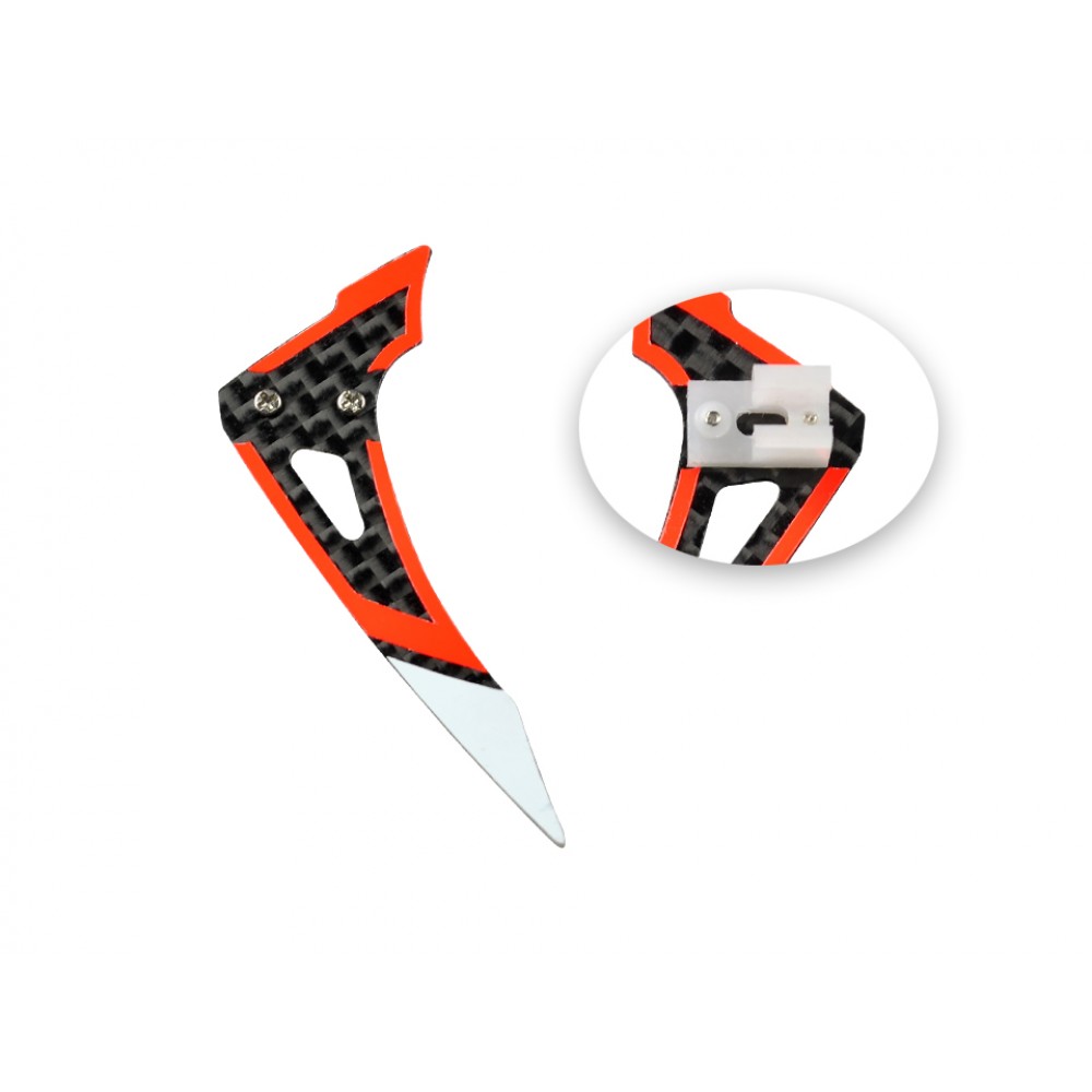 Carbon Fiber Vertical Fin set (RD) - BLADE MCPX BL2 Carbon Fiber Vertical Fin set (RD) - BLADE MCPX BL2