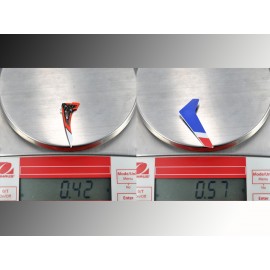 Carbon Fiber Vertical Fin set (RD) - BLADE MCPX BL2 Carbon Fiber Vertical Fin set (RD) - BLADE MCPX BL2