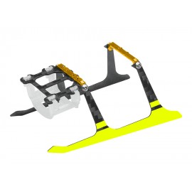 Low Profile Carbon Fiber Landing Gear W/ Adjustable Battery Mount (YL) - BLADE MCPX BL2 Low Profile Carbon Fiber Landing Gear W/ Adjustable Battery Mount (YL) - BLADE MCPX BL2