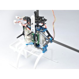 Aluminum/Carbon Fiber/Delrin Main Frame (BLUE) - BLADE MCPX BL2 Aluminum/Carbon Fiber/Delrin Main Frame (BLUE) - BLADE MCPX BL2