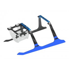 Low Profile Carbon Fiber Landing Gear w/ Adjustable Battery Mount (BLUE) - BLADE MCPX BL2 Low Profile Carbon Fiber Landing Gear w/ Adjustable Battery Mount (BLUE) - BLADE MCPX BL2