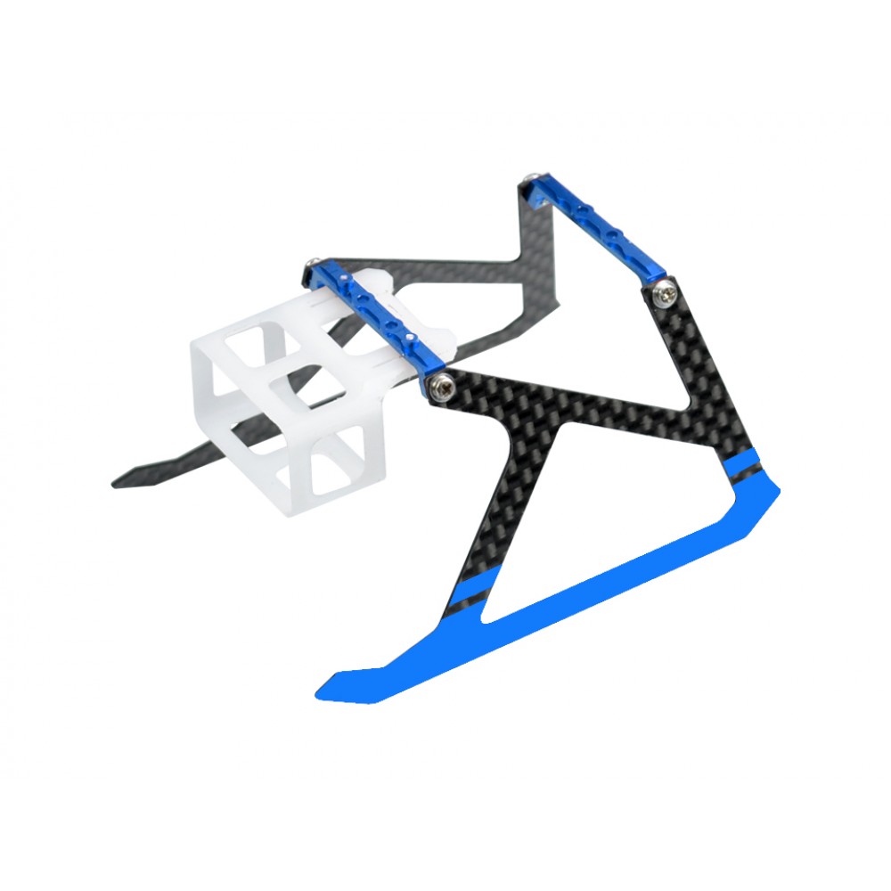 Aluminum/Carbon Fiber Landing Gear (BLUE) - BLADE MCPX BL2 Aluminum/Carbon Fiber Landing Gear (BLUE) - BLADE MCPX BL2