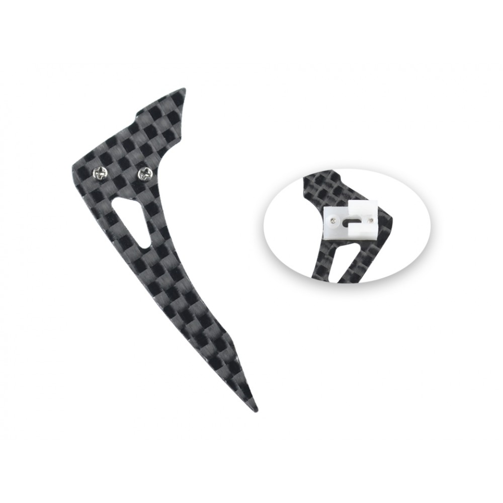 Carbon Fiber Vertical Fin Set - BLADE MCPX BL2 Carbon Fiber Vertical Fin Set - BLADE MCPX BL2