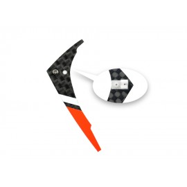 Carbon Fiber Vertical Fin set (RD) - BLADE mSR S / Nano CPX / CPS / S2 / S3