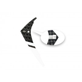 Carbon Fiber Vertical Fin set (WT) - BLADE mSR S / Nano CPX / CPS / S2 / S3