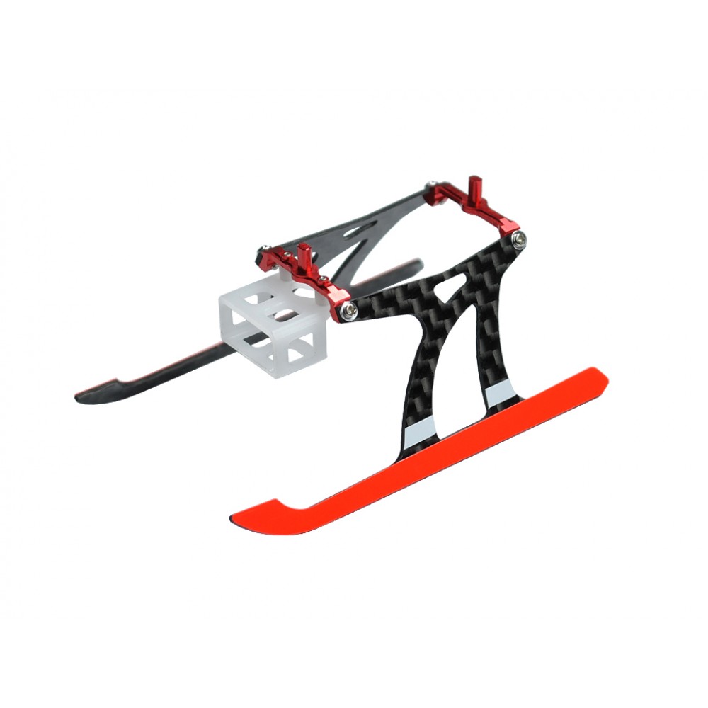 Aluminum/Carbon Fiber Landing Gear (RED) - BLADE NANO CPX / CPS / S2 / S3