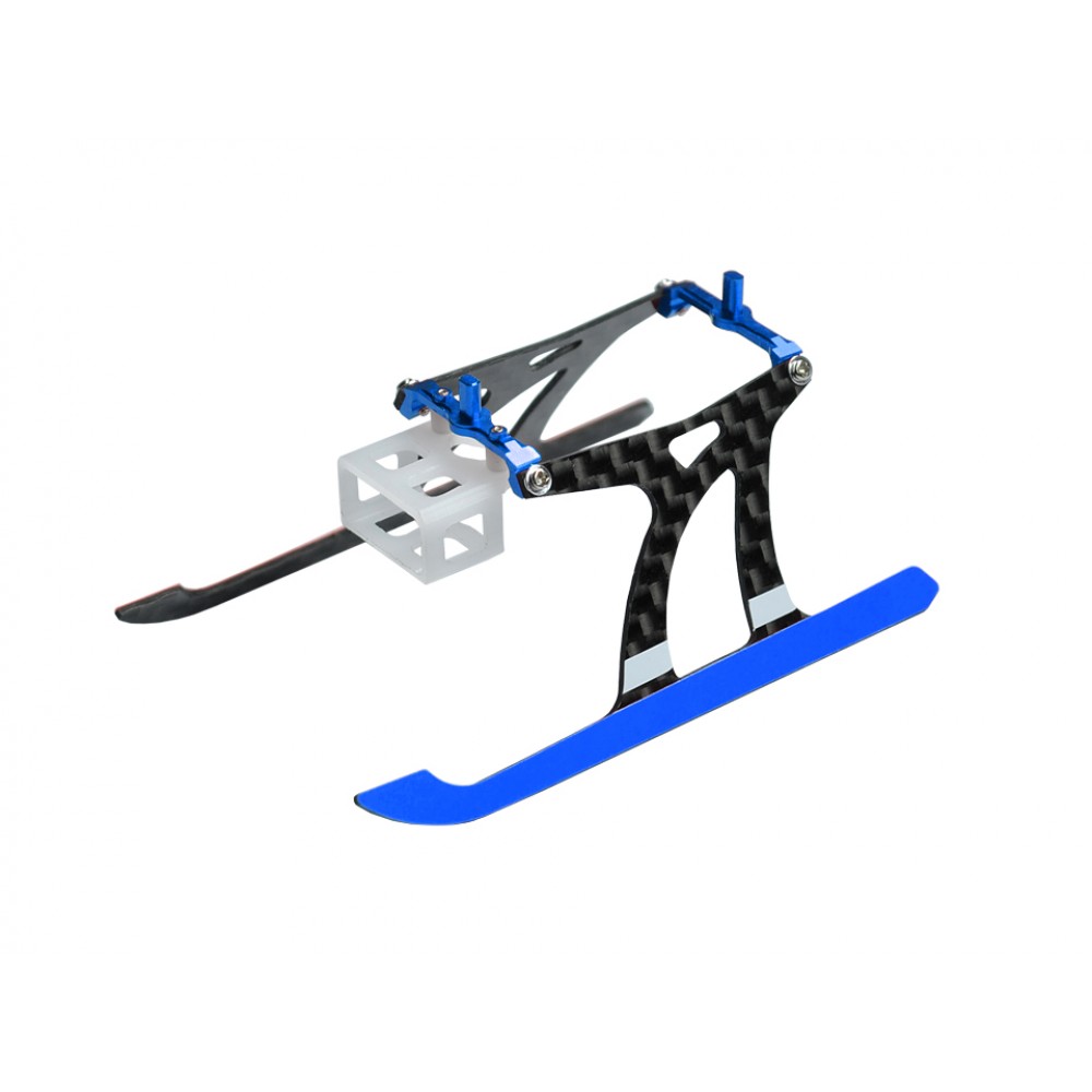 Aluminum/Carbon Fiber Landing Gear (BLUE) - BLADE NANO CPX / CPS / S2 / S3