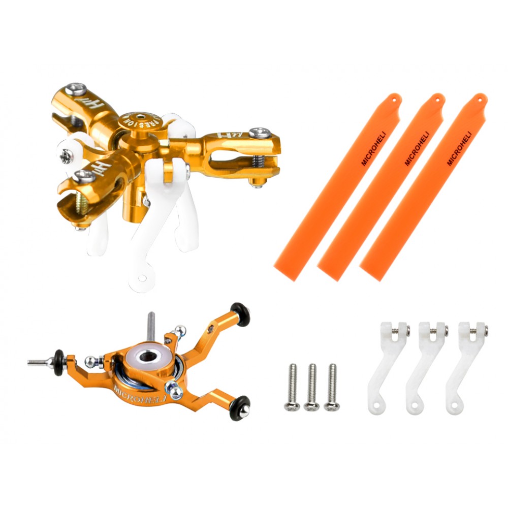 CNC Triple Orange Blades Conversion Set (GOLD) - BLADE NANO CPX / CPS / S2 / S3 CNC Triple Orange Blades Conversion Set (GOLD) - BLADE NANO CPX / CPS / S2 / S3